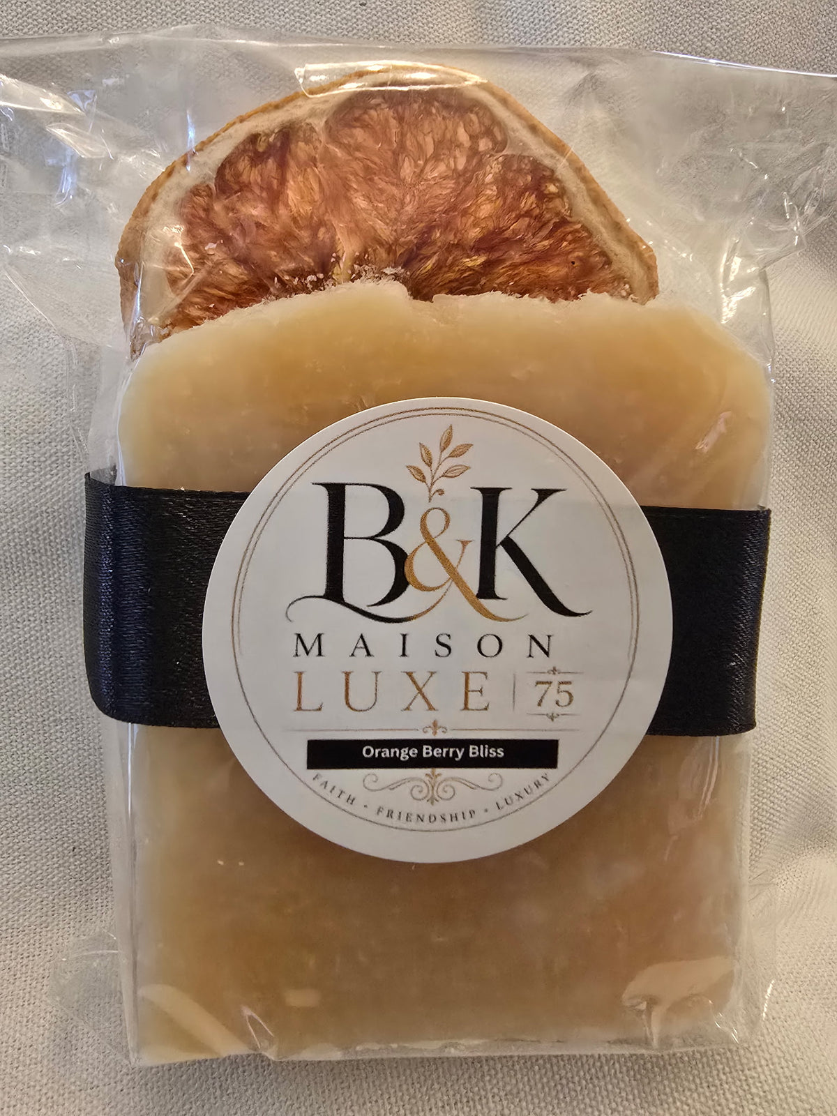 B&K Maison Luxe 75 - Orange Berry Bliss Luxury Soap