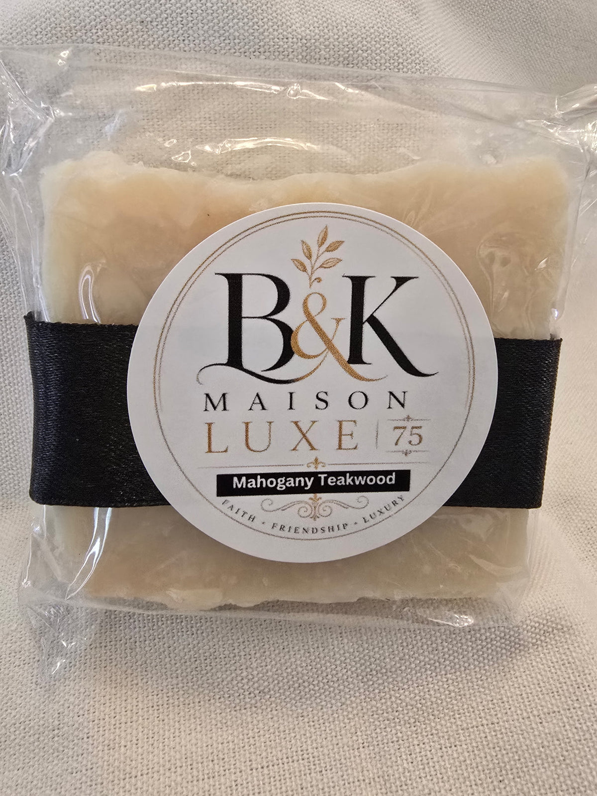 B&K Maison Luxe 75 - Mahogany Teakwood Luxury Soap